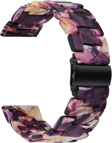 Vista 10 de Correa de reloj de resina compatible con Amazfit GTS/GTS2/GTS 3/GTS 2e/GTS 2 mini/GTS 4 mini/GTR Mini, correa de repuesto para reloj inteligente