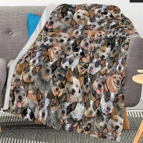Vista 17 de Manta con estampado Airedale Terrier – Manta con estampado de animales divertidos para amantes de los perros y cachorros, regalos Airedale Terrier