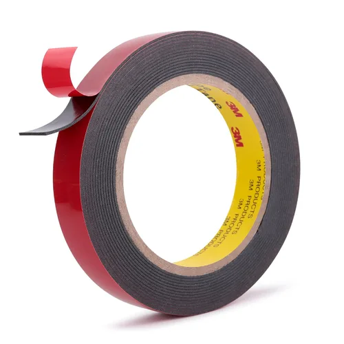 Vista 8 de 3M Automotive Acrylic Plus Tape, 0.24 pulgadas x 18 pies, PT1100, gris