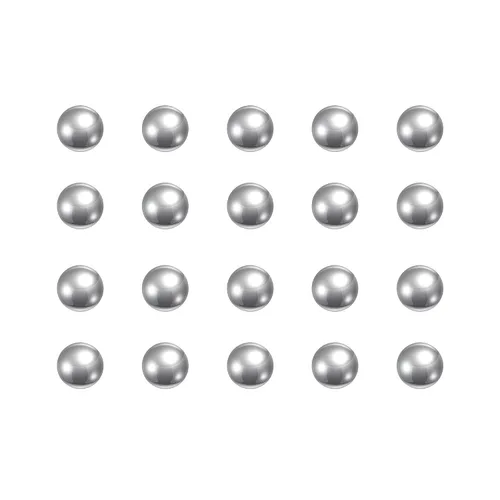 Vista 10 de uxcell 30 bolas de rodamiento de acero cromado de 0.079 in de precisión G5