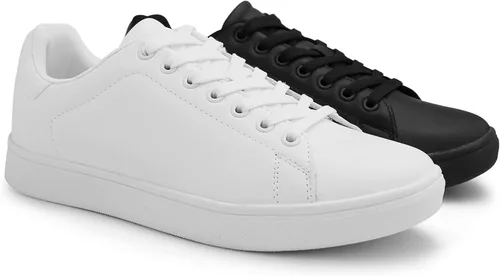 Vista 6 de Hawkwell Zapatos deportivos de moda para hombre, zapatos casuales para caminar, zapatos de uniforme para enfermera, zapatos de trabajo
