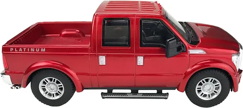 Vista 3 de Liberty Imports RC F-350 Super Duty Camión Pickup de Juguete, Con Licencia Oficial de Función Completa R/C Radio Control Remoto Carro Vehículo Rojo