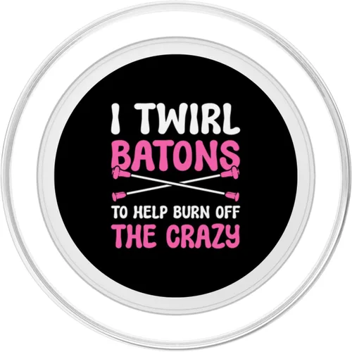 Vista 2 de Baton Twirling. Majorette Twirling Baton Twirler PopSockets MagSafe PopGrip for iPhone