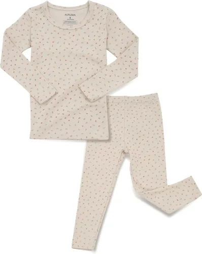 Vista 187 de AVAUMA Conjunto de pijama de algodón para bebés y niñas de 6 meses a 7 años