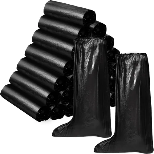 Vista 10 de Haysandy Fundas de zapatos desechables de plástico antideslizante para botas, cubiertas largas impermeables para zapatos, cubiertas de zapatos