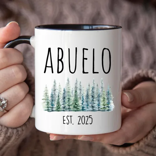 Vista 3 de YouNique Designs Taza de Abuelo en español, 11 onzas, Mejor Abuelo Del Mundo, Regalos Para Abuelo, Regalo Para Abuelo, El Mejor Abuelo Del Mundo