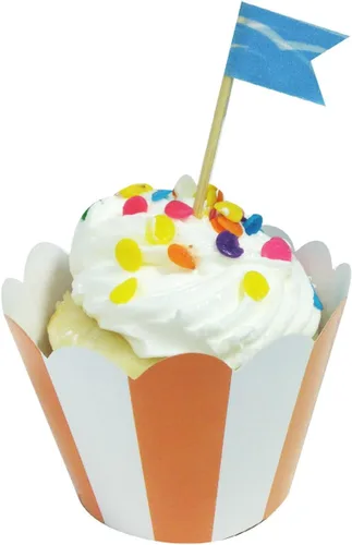 Vista 7 de AllyDrew Envolturas para cupcakes de tamaño estándar (juego de 20), color negro