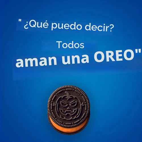 Vista 11 de OREO Galletas de Halloween de sándwich de chocolate con crema de naranja Edición limitada