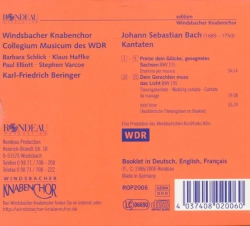 Vista 3 de Kantaten BWV 215 & 195