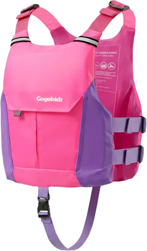 Vista 7 de Gogokids Chaleco de natación para niños de 50 a 125 libras, ligero