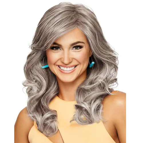 Vista 9 de Hairdo Raquel Welch Always - Peluca larga en capas cómodas, galleta