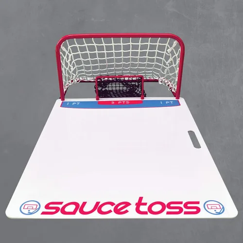 Vista 2 de Sauce Toss: El Juego Premium de Pase de Salsa de Hockey para Jugar, Pasar, Entrenar, Tiros de Truco y Más - Juego de Hockey Portátil y Apto