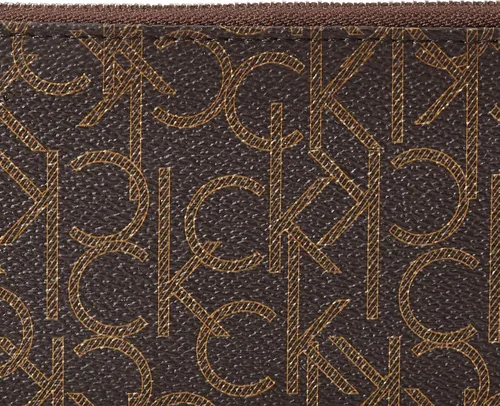 Vista 4 de Calvin Klein CK Logo Printed Zip Continental Long Wallet 79468