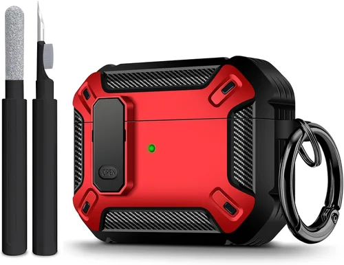 Vista 36 de Maxjoy Funda para AirPods Pro 3 (2025), funda protectora rígida compatible con Airpods Pro de 3ª generación con kit de limpiador de llavero