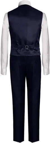 Vista 4 de ELPA ELPA Traje de niño ajustado para niños, trajes formales de esmoquin (5 piezas)