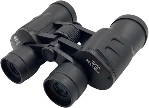 Vista 7 de Prismáticos profesionales de alta potencia de aumento de 10 x 50 para adultos, visión HD con lente objetivo de 1.969 in, prisma K9, diseño duradero