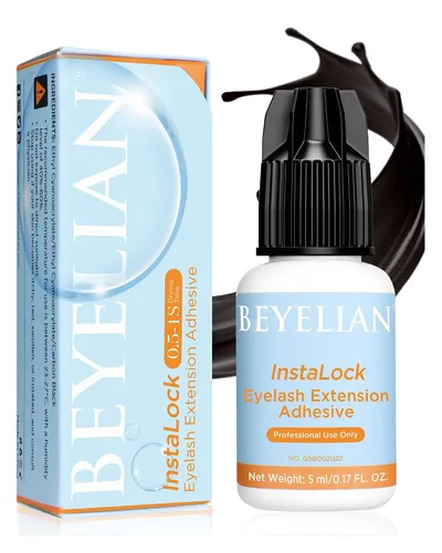 Vista 15 de BEYELIAN - Pegamento para extensiones de pestañas sensibles 0,17 fl oz / 5 ml / Tiempo de secado 0,5 segundos / Retención de 7-8 semanas / Adhesivo