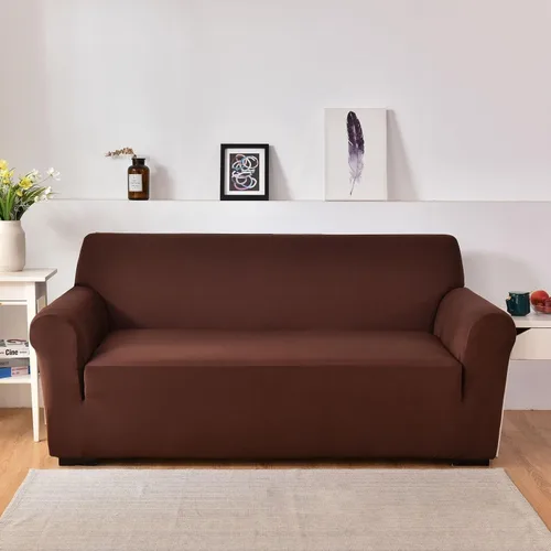 Vista 8 de Konsilsa Funda elástica para sofá de 1/2/3/4 plazas, funda universal para sillón suave, lavable, antideslizante, adecuada para protector de muebles