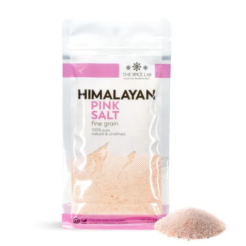 Vista 9 de The Spice Lab Sal del Himalaya – Gruesa 1 libra – La sal rosa del Himalaya es rica en nutrientes y minerales para la salud – Cristal puro gourmet