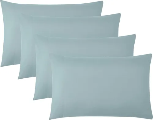 Vista 63 de Southshore Fine Linens® - Vilano® Springs - Par de fundas de almohada plisadas, color negro, estándar (Queen)