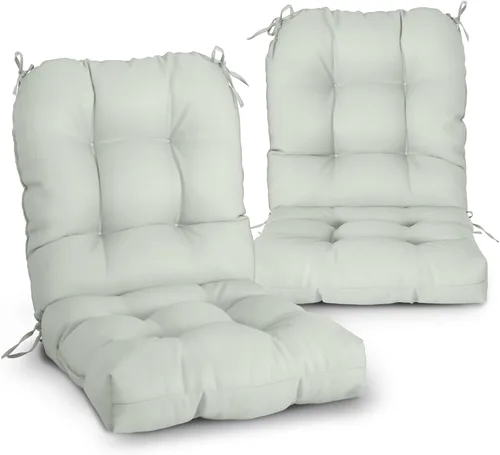 Vista 14 de EAGLE PEAK Cojín Acolchado para Silla de Exterior/Interior para Asiento/Respaldo, Juego de 1, 42'' x 21'', Azul Claro
