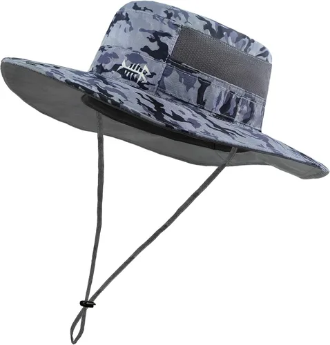 Vista 39 de BASSDASH Sombrero de pesca solar UPF 50+ resistente al agua con solapa desmontable para el cuello