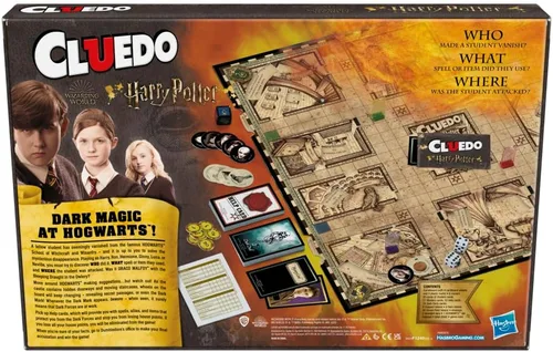 Vista 7 de Hasbro Gaming Clue: Wizarding World Harry Potter Edition Juego de mesa Juegos familiares para niños, adolescentes y adultos Juegos misteriosos