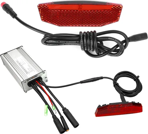 Vista 3 de Luz trasera para bicicleta, luz LED de advertencia duradera de alta visibilidad, ángulo de haz de 180 grados para ciclismo nocturno, viajes de larga