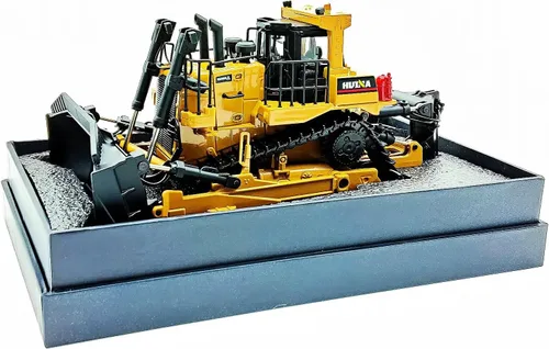 Vista 15 de Bulldozer - Juguetes para niños, cargador de metal resistente, juguete de arena/playa con brazo funcional y cubo, realista, perfecto para caja