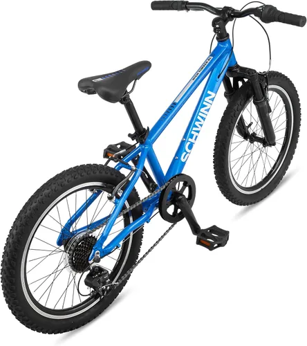 Vista 4 de Schwinn High Timber - Bicicleta de montaña para jóvenes y adultos hombres mujeres niños niñas, ruedas de 24 a 29 pulgadas, 7 o 21 velocidades