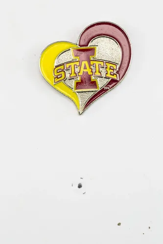 Vista 25 de aminco NCAA - Pin de corazón de remolino unisex