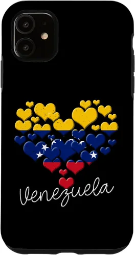 Vista 8 de Funda para iPhone 17 con diseño de corazón hispano con bandera venezolana con orgullo de Venezuela