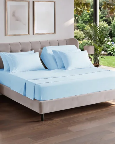 Vista 185 de Juego de sábanas Twin de 4 piezas - Cómodo, transpirable y refrescante - Juego de ropa de cama de lujo de hotel ultrasuave con bolsillos profundos