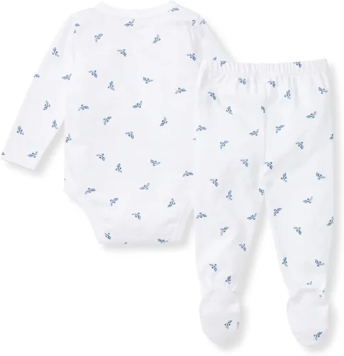 Vista 2 de Burt's Bees Baby - Conjunto de body y pantalón unisex, 100% algodón orgánico