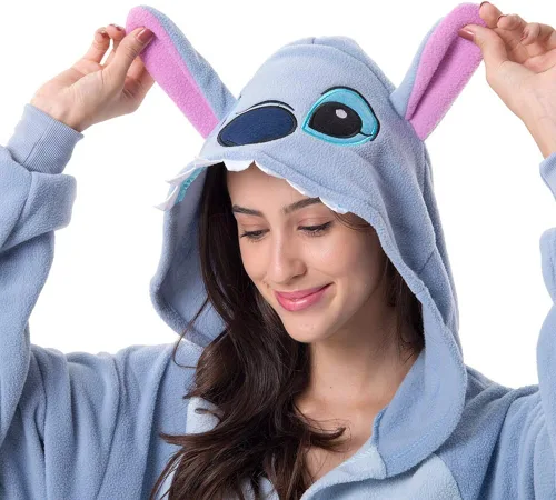 Vista 6 de Beauty Shine Disfraz unisex de dibujos animados para adultos Halloween Navidad pijamas de peluche para cosplay