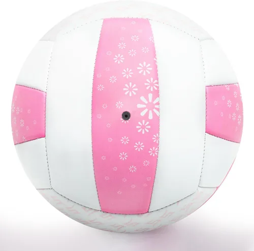 Vista 7 de Pelota de voleibol rosa y morado, tamaño 5, tamaño oficial con bomba para mujeres, niñas, hombres, jóvenes, adolescentes y adultos, pelota