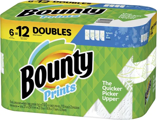 Vista 10 de Bounty 76213 Toallas de papel, seleccione un tamaño, 138 hojas de 2 capas, paquete de 2 unidades, cantidad 6