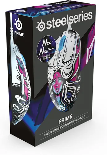 Vista 9 de SteelSeries Mouse para juegos Prime FPS Sensor óptico TrueMove Pro de 18,000 CPI 5 botones programables Interruptores ópticos magnéticos