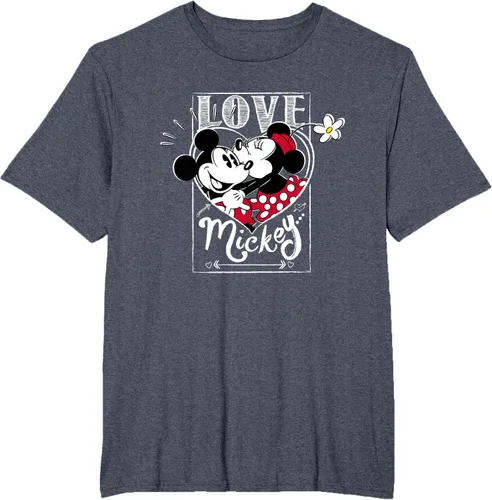 Vista 88 de Disney Mickey & Minnie Mouse Love Mickey - Camiseta para el día de San Valentín
