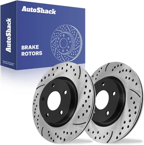Vista 8 de AutoShack 11.65" (296 mm) Rotores de freno ventilados delanteros con recubrimiento de reemplazo para Nissan Altima 2013-2024, juego de 2 piezas