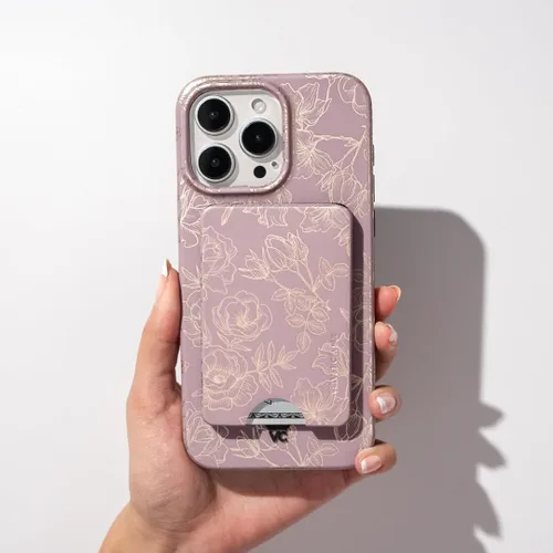 Vista 917 de VELVET CAVIAR Funda para iPhone 15, compatible con MagSafe, probada contra caídas de 10 pies, fundas protectoras de diseño, leopardo color rosa