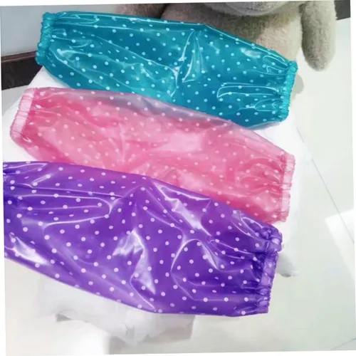 Vista 4 de DOITOOL 6 pares de fundas de brazo desechables para la limpieza de la cocina, protector de manga para mujer, funda de manga de brazo para cocina
