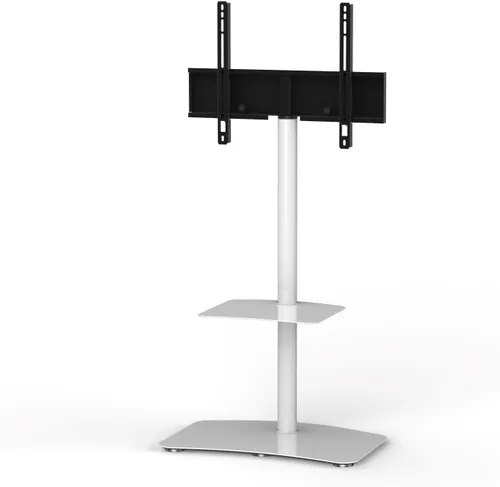 Vista 14 de SONOROUS PL-2510 - Soporte de TV premium para sala de estar y dormitorio, moderno soporte de piso de lujo con soporte giratorio y base de vidrio