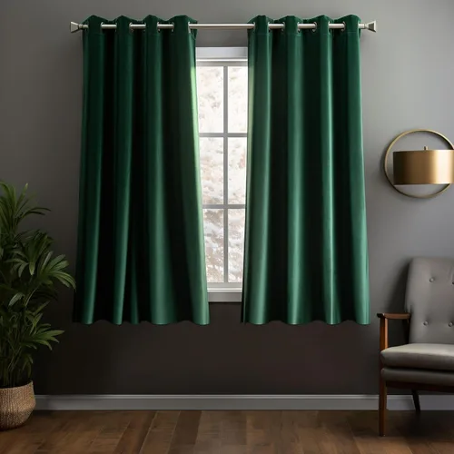 Vista 25 de Juego de 2 paneles de cortinas de terciopelo negro, cortinas súper suaves con ojales para decoración de sala de estar y dormitorio, reducción