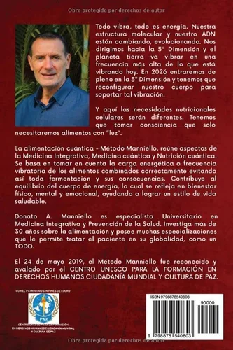 Vista 2 de ALIMENTACIÓN CUÁNTICA - MÉTODO MANNIELLO - HACIA LA 5 DIMENSIÓN (Spanish Edition)