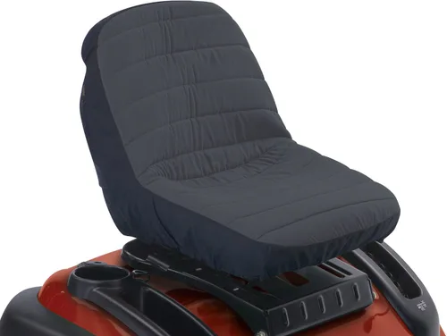 Vista 7 de Classic Accessories funda de asiento de tractor, de lujo, color negro, L