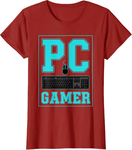 Vista 51 de PC Gamer Gaming Teclado Ratón Esports Computer Fan Camiseta