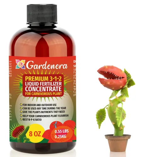 Vista 10 de GARDENERA Fertilizante Líquido Concentrado Multiusos Premium 3-1-2 para Todas las Plantas y Flores de Interior - Promueve el Crecimiento de Biomasa