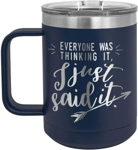 Vista 5 de Taza de café con tapa superior deslizante, con aislamiento para viaje, ideal para regalo de cumpleaños o Navidad de mujeres/hombres