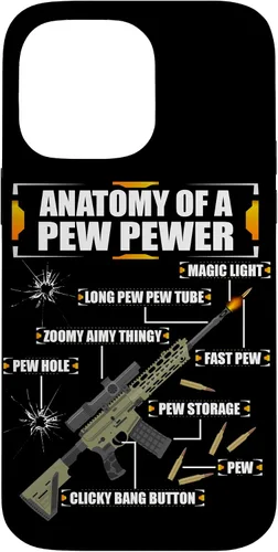 Vista 21 de Anatomy of a Pew Pewer - Carcasa para iPhone 17